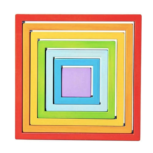 Bigjigs Toys Wooden Stacking Squares--Hello-Charlie