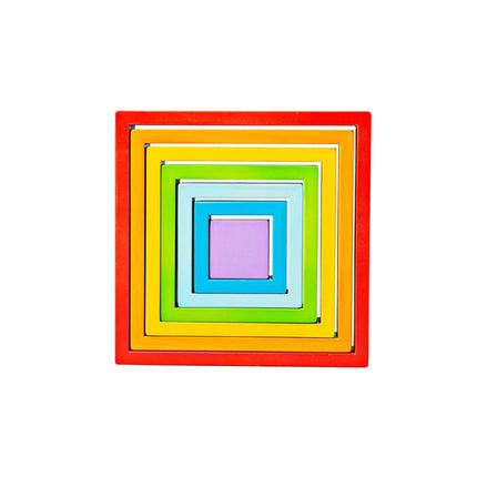 Bigjigs Toys Wooden Stacking Squares-BigJigs-Hello Charlie