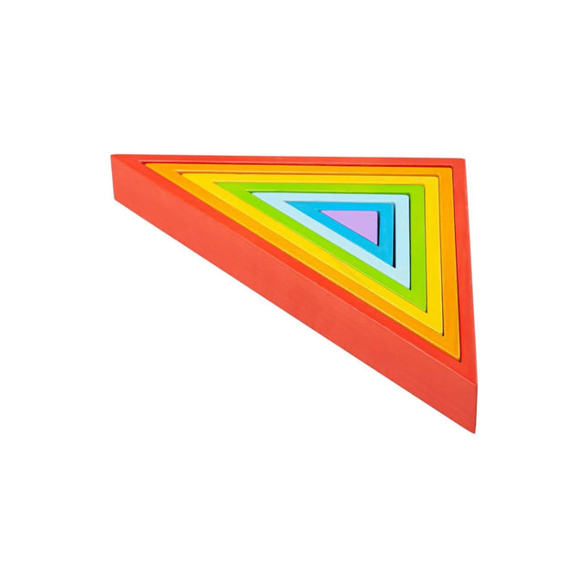 Bigjigs Toys Wooden Stacking Triangles-BigJigs-Hello Charlie
