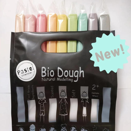 Bio Dough Natural & Non Toxic Play Dough - Rainbow Pastel Limited Edition-Bio Dough-Hello Charlie