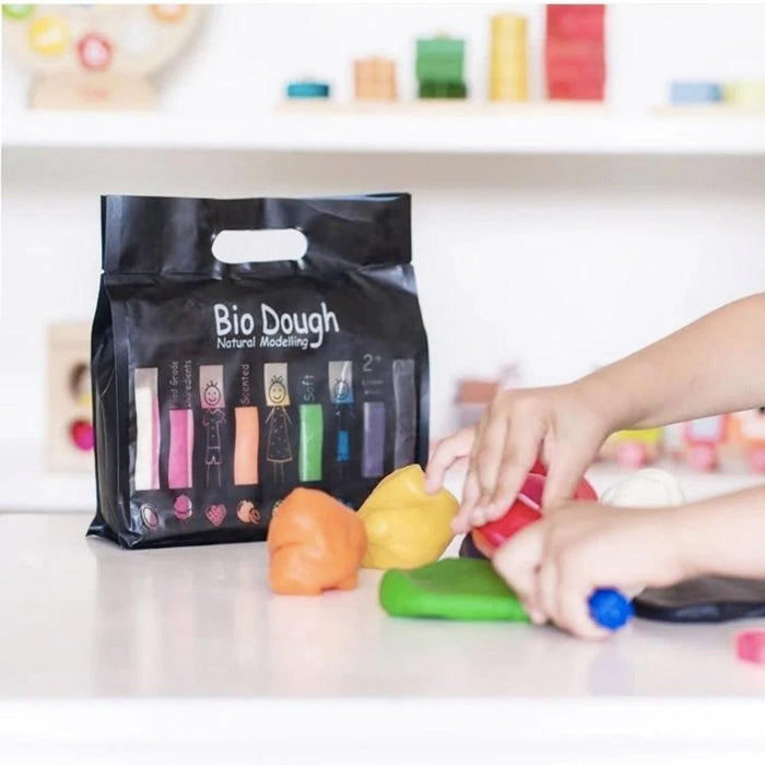 Bio Dough Natural Play Dough Rainbow in a Bag - Hello Charlie