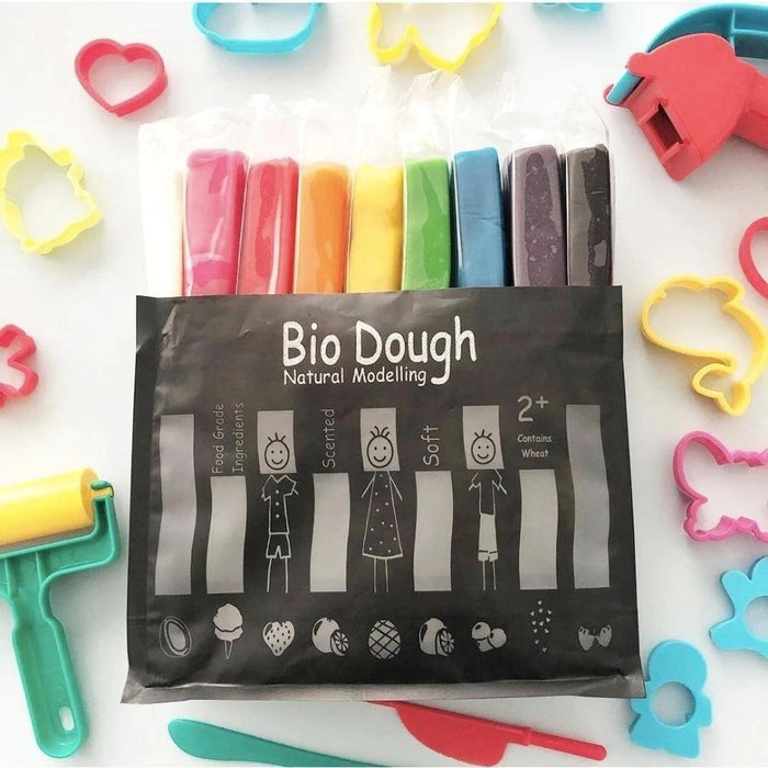 Bio Dough Natural Play Dough Rainbow in a Bag - Hello Charlie