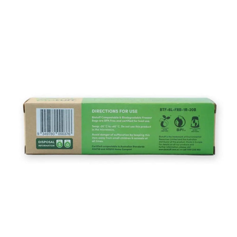 Biotuff Compostable Freezer Bags-Biotuff-Medium-Hello Charlie