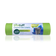 Biotuff Council Bin Liners 140L - 12 bags-Biotuff-Hello Charlie