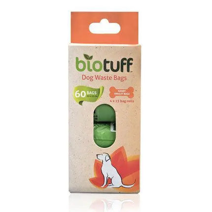 Biotuff Dog Waste Bags Refill - 60 bags-Biotuff-Hello Charlie