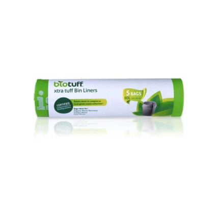 Biotuff Xtra Tuff Multi Purpose Bin Liners 80L - 5 bags-Biotuff-Hello Charlie