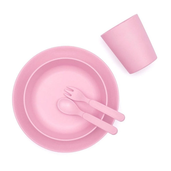 Bobo & Boo Bamboo Dinnerware - Blossom Pink--Hello-Charlie