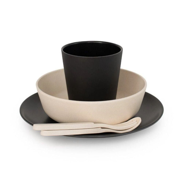 Bobo & Boo Bamboo Dinnerware - Monochrome - Hello Charlie