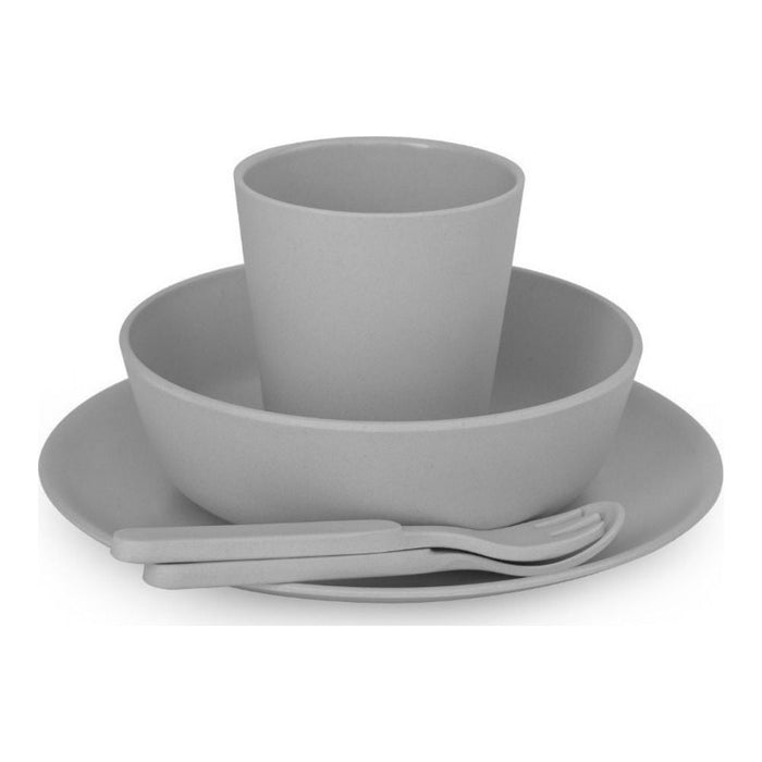 Bobo & Boo Bamboo Dinnerware - Pebble Grey--Hello-Charlie