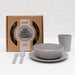 Bobo & Boo Bamboo Dinnerware - Pebble Grey - Hello Charlie