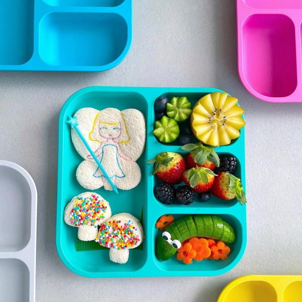 Bobo & Boo Plant Based Bento Style Kids Divided Plate - Green--Hello-Charlie