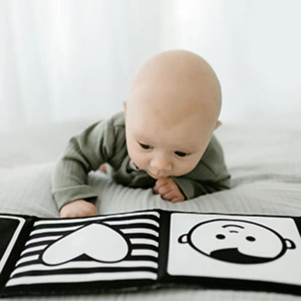 Books for Newborns - Faces for Baby Cloth Book-Mesmerised Books for Newborns-Hello Charlie