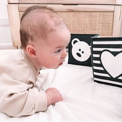 Books for Newborns - Faces for Baby Cloth Book-Mesmerised Books for Newborns-Hello Charlie