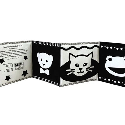 Books for Newborns - Faces for Baby Cloth Book-Mesmerised Books for Newborns-Hello Charlie