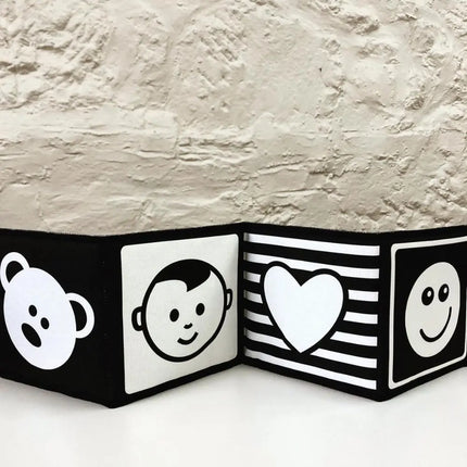 Books for Newborns - Faces for Baby Cloth Book-Mesmerised Books for Newborns-Hello Charlie