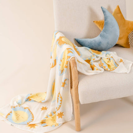 Kiin Baby Organic Muslin Swaddle - Sunny Day (Limited Edition): Sunny Day
