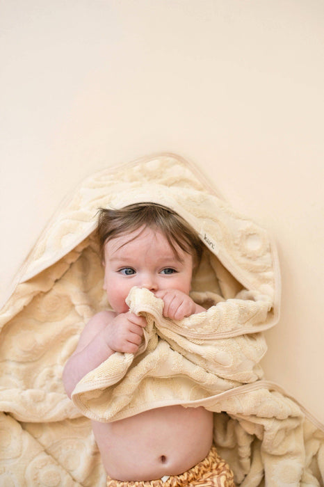 Hooded Beach Towel: Sage