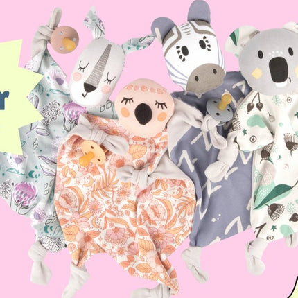 Kippins Organic Cotton Baby Comforter - Coco-Kippins-Hello Charlie