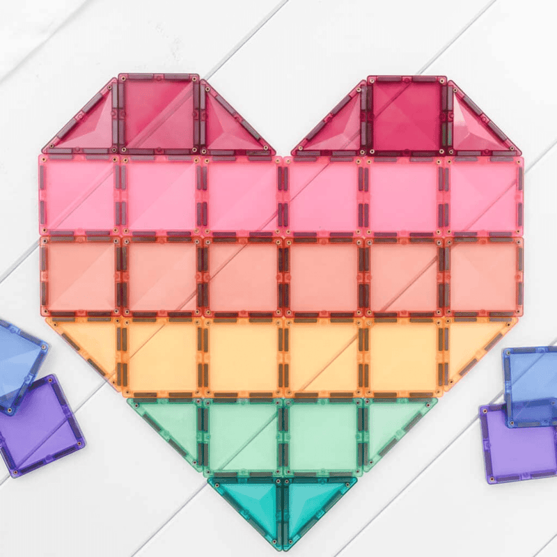 Connetix Mega Pack 202 Pcs Magnetic Tiles - Pastel-Connetix-Hello Charlie