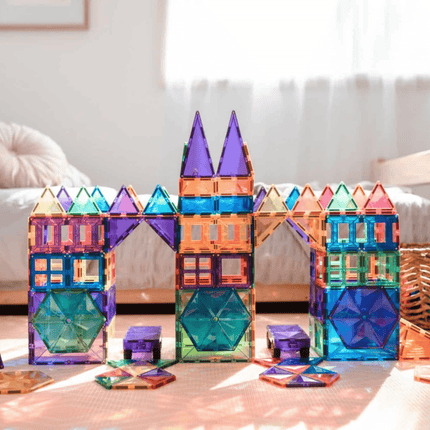 Connetix Mega Pack 212 Pcs Magnetic Tiles - Rainbow-Connetix-Hello Charlie