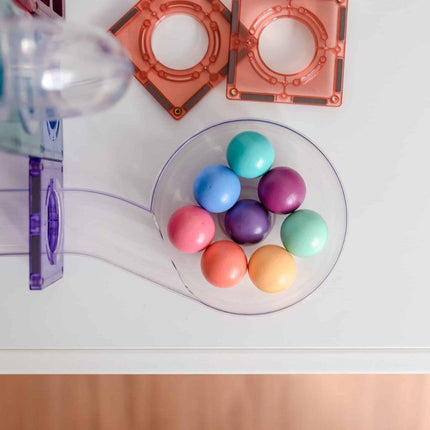 Connetix Tiles Ball Run Magnetic - 106 pcs Pack - Pastel-Connetix-Hello Charlie