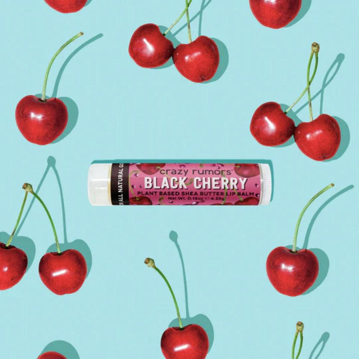 Crazy Rumors Lip Balm with Shea Butter - Black Cherry--Hello-Charlie