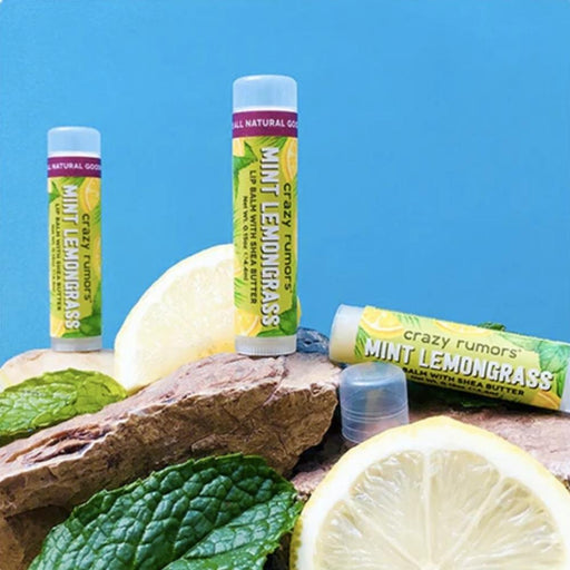 Crazy Rumors Lip Balm with Shea Butter - Mint Lemongrass - Hello Charlie