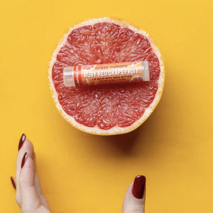 Crazy Rumors Lip Balm with Shea Butter - Ruby Red Grapefruit-Crazy Rumors-Hello Charlie