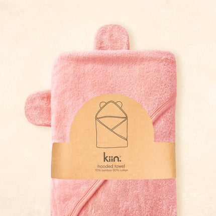 Kiin Baby Hooded Towel: Blue Shadow
