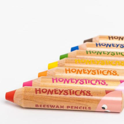 Honeysticks Magic 3-in-1 Beeswax Pencils Little Learners 7pk