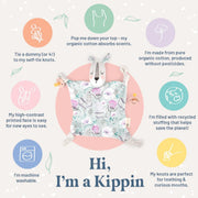 Kippins Organic Cotton Baby Comforter - Dash-Kippins-Hello Charlie