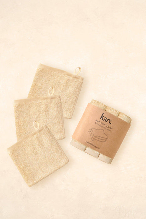 Wash Cloths 3 Pack: Caramel