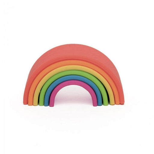 Dëna Toys Silicone Rainbow Stacking Toy - Neon 6 - Hello Charlie