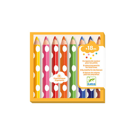 Djeco Colour Pencils Little Ones-Djeco-Hello Charlie
