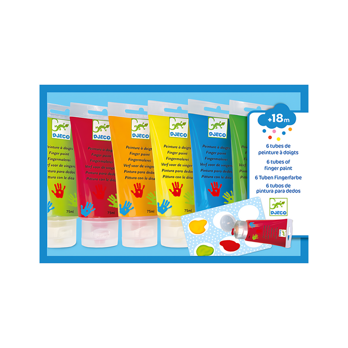 Djeco Finger Paint Tubes--Hello-Charlie