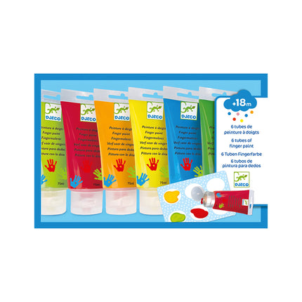 Djeco Finger Paint Tubes-Djeco-Hello Charlie