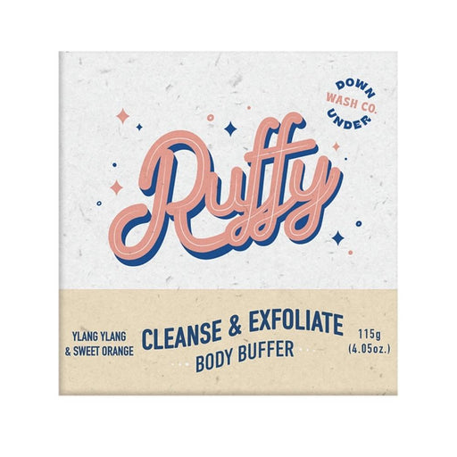 Downunder Wash Co Ruffy Cleansing & Exfoliating Bar Soap - Body Buff - Hello Charlie