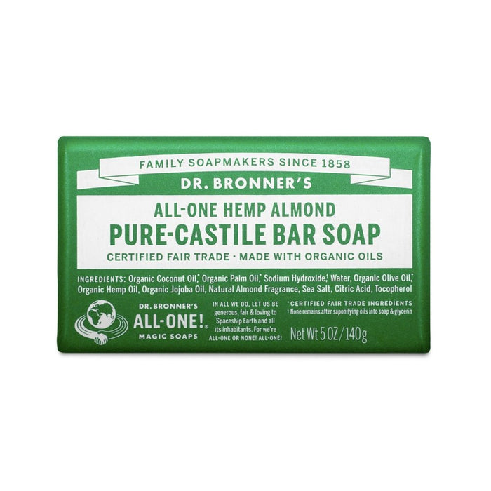 Dr. Bronner's Castile Bar Soap - Almond - Hello Charlie