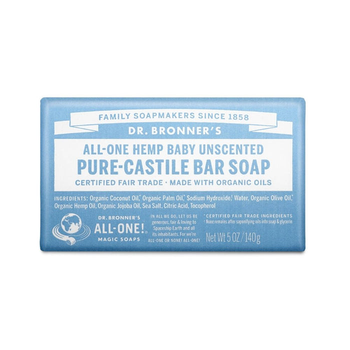 Dr. Bronner's Castile Bar Soap - Baby Unscented - Hello Charlie