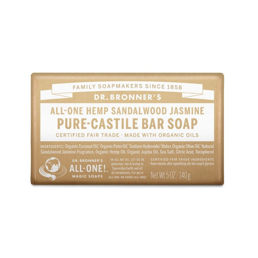 Dr. Bronner's Castile Bar Soap - Sandalwood Jasmine - Hello Charlie