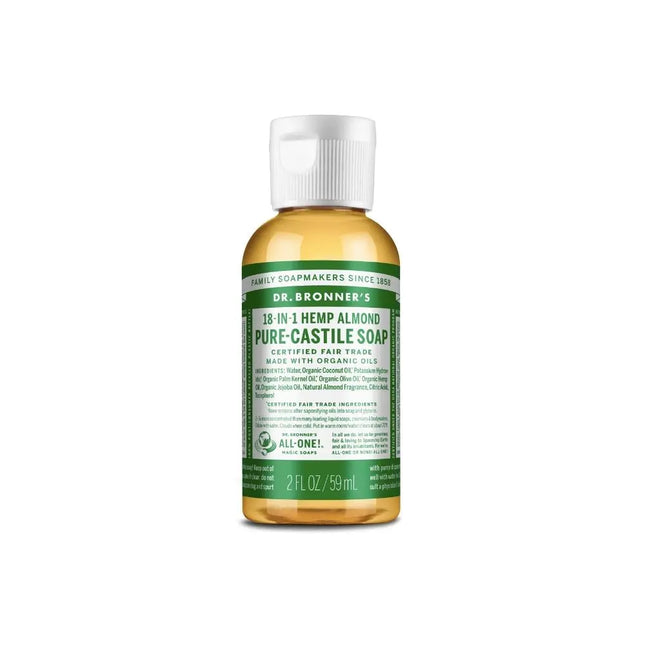 Dr. Bronner's Liquid Castile Soap - Almond-Dr Bronner-59 ml-Hello Charlie