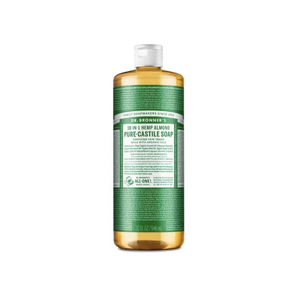 Dr. Bronner's Liquid Castile Soap - Almond-Dr Bronner-946 ml-Hello Charlie