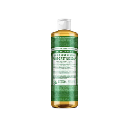 Dr. Bronner's Liquid Castile Soap - Almond-Dr Bronner-473ml-Hello Charlie