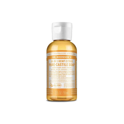 Dr. Bronner's Liquid Castile Soap - Citrus Orange-Dr Bronner-59 ml-Hello Charlie