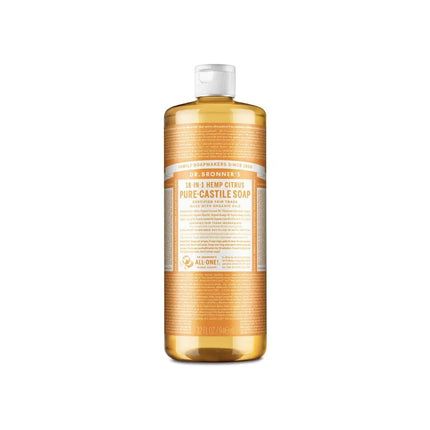 Dr. Bronner's Liquid Castile Soap - Citrus Orange-Dr Bronner-946 ml-Hello Charlie
