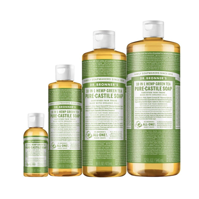 Dr. Bronner's Liquid Castile Soap - Green Tea - Hello Charlie