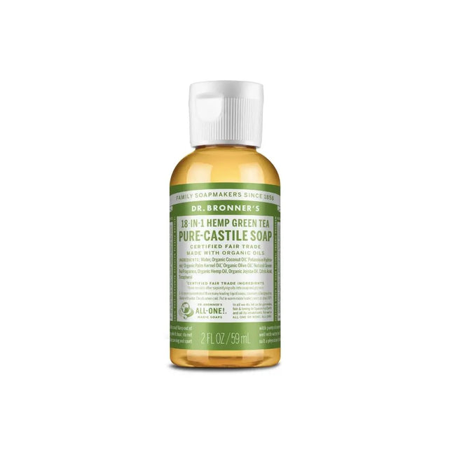 Dr. Bronner's Liquid Castile Soap - Green Tea-Dr Bronner-59 ml-Hello Charlie