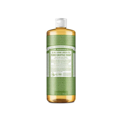 Dr. Bronner's Liquid Castile Soap - Green Tea-Dr Bronner-946 ml-Hello Charlie