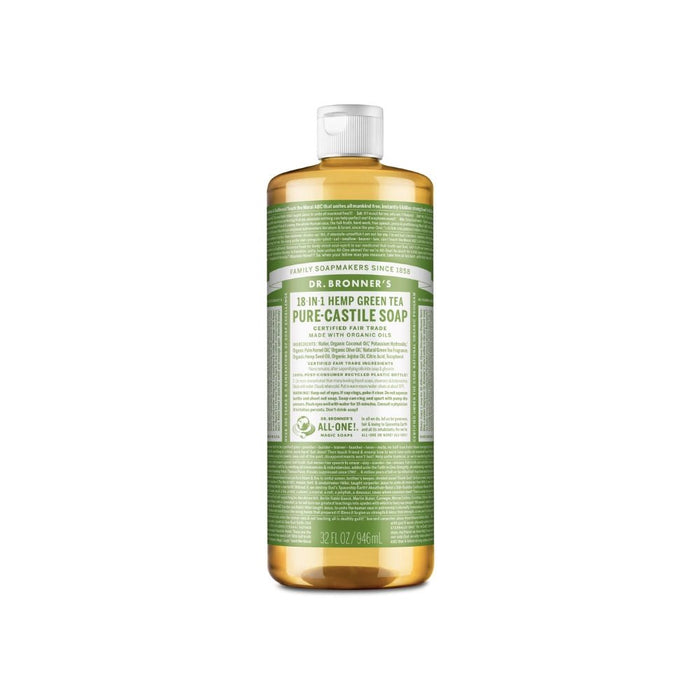 Dr. Bronner's Liquid Castile Soap - Green Tea - Hello Charlie