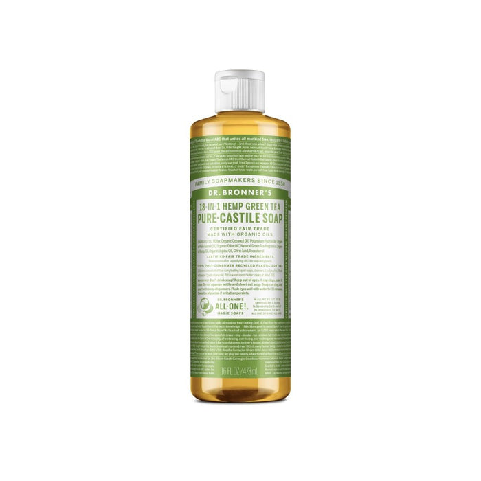 Dr. Bronner's Liquid Castile Soap - Green Tea - Hello Charlie